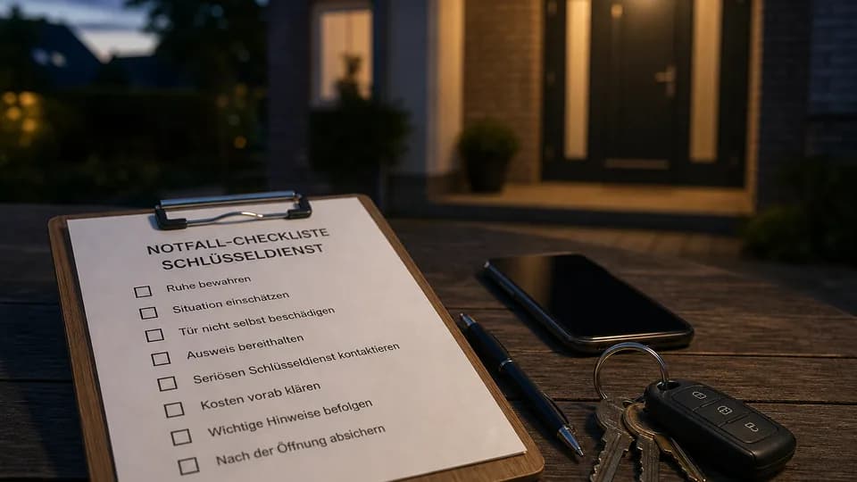 Vorschaubild: Notfall-Checkliste: Was tun bei Aussperrung, Auto oder Einbruch?